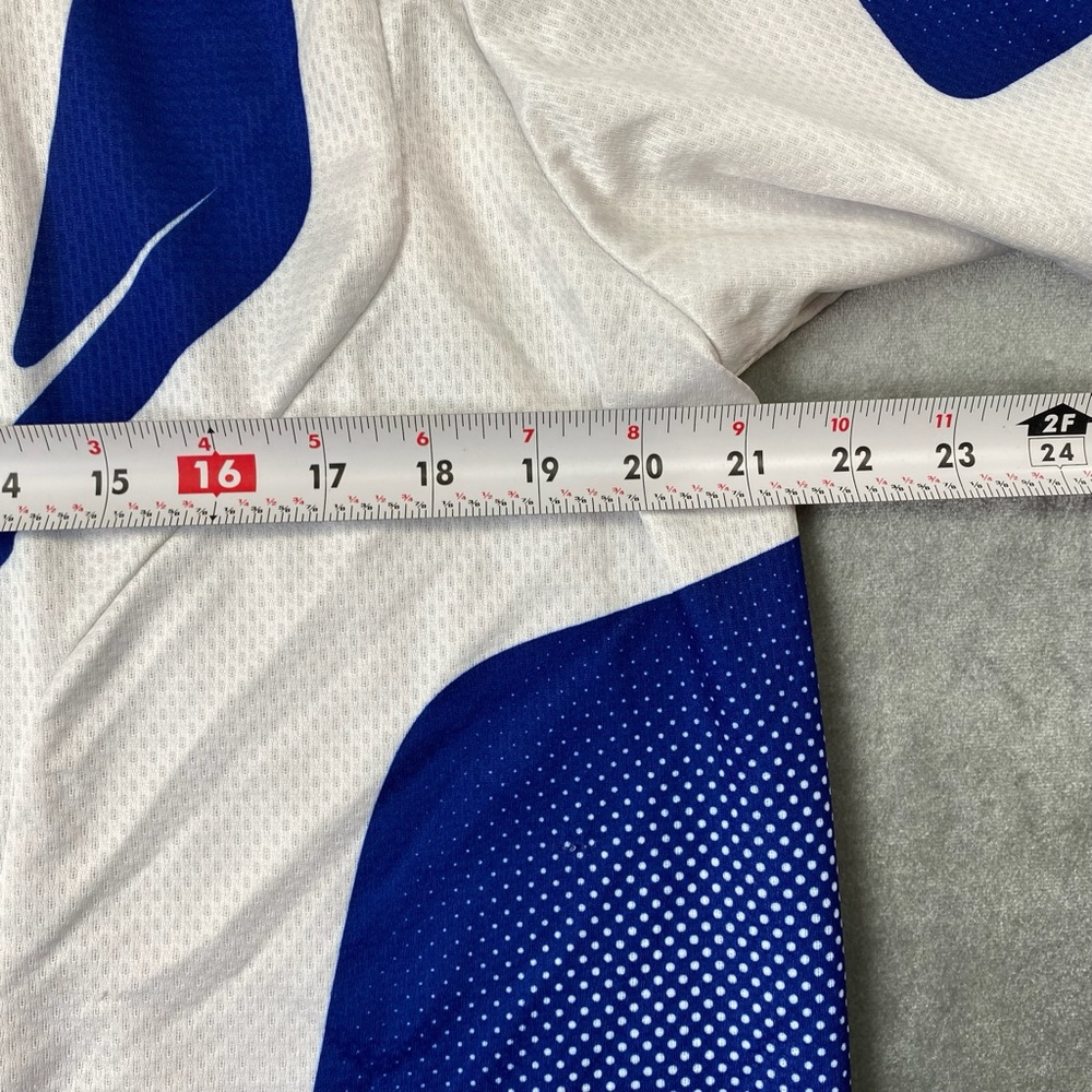 Fox Racing 360 Motocross Jersey Blue White Long Sleeve Size L - Picture 9 of 11